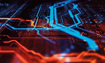 Microchip up close
